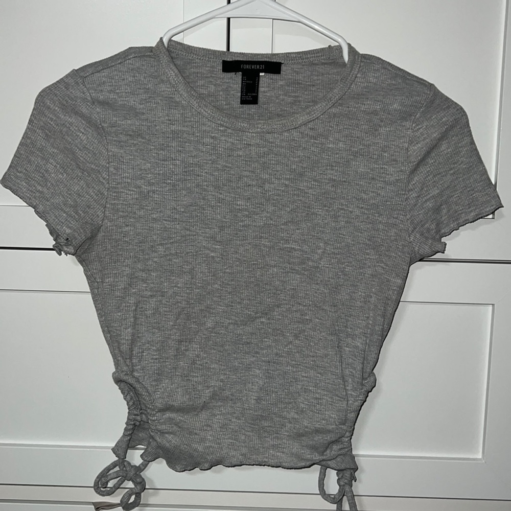Gray Forever Top